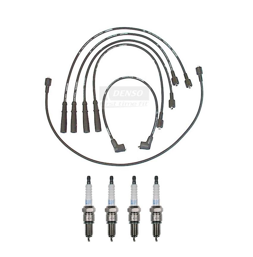 Mercedes Volvo Ignition Wire Kit (7mm) (4 Pieces)  101000036AB - Denso